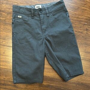 Vans Black Flat Front Shorts Classic Style